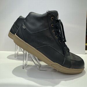 Roland Sands Design RSD Men's Size 11 Riding Boot Black Tan Motorcycle